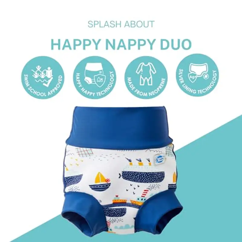 Splash About Happy Nappy Duo, rimorchiatore, 4 miniatura 2