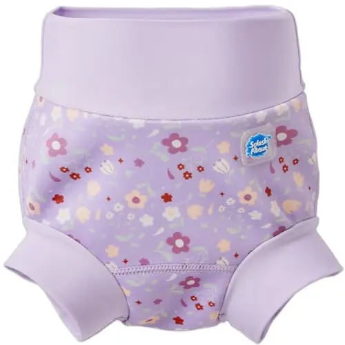 Splash About Happy Nappy Pannolino da nuoto, Lilac Spring, 12