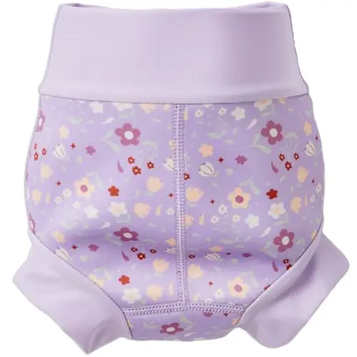 Splash About Happy Nappy Pannolino da nuoto, Lilac Spring, 12 miniatura 2