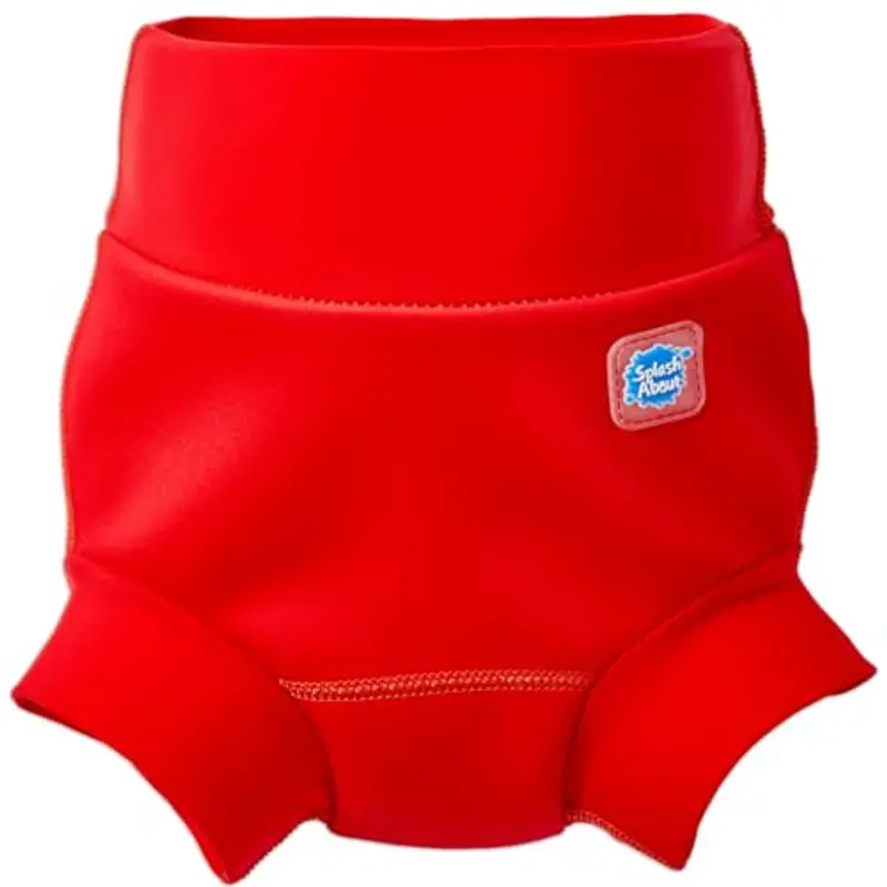 Splash About Happy Nappy Pannolino da nuoto, Red, 0