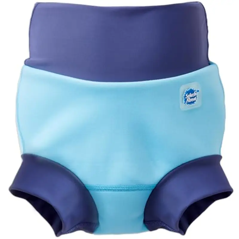 Splash About Happy Nappy Pannolino da Nuoto Riutilizzabile, Blu Cobalt, 12