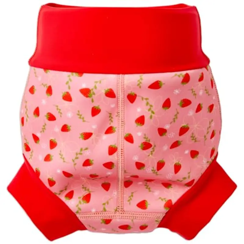 Splash About Happy Nappy Pannolino da nuoto, Strawberry Field, 3 miniatura 2