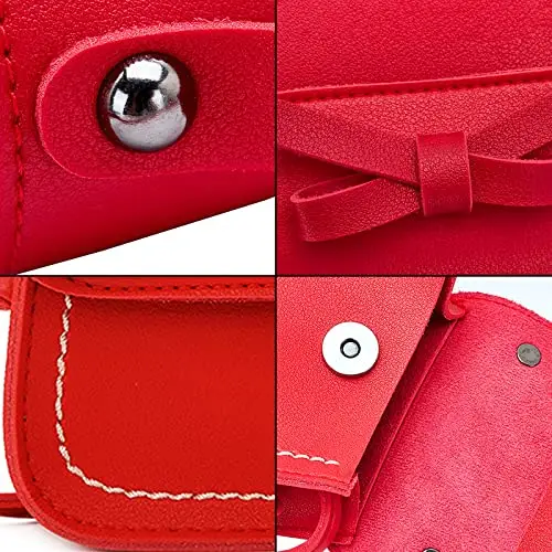 Spldsun Principessa Borsa con Tracolla Regolabile, Mini Borsetta Bambina con Regolabile, Mini Messenger Tracolla per miniatura 3