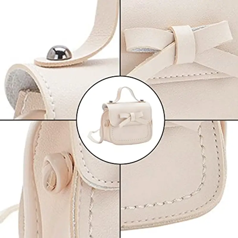 Spldsun Principessa Borsa con Tracolla Regolabile, Mini Borsetta Messenger Bambina Età Compresa tra 1 e 3 Anni miniatura 3