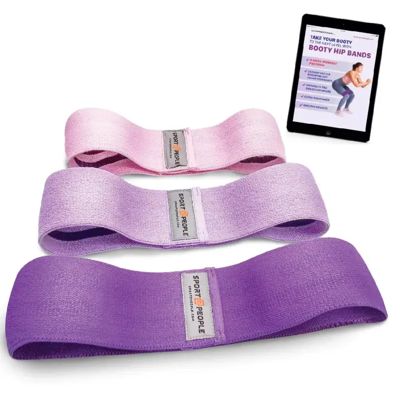 Set di bande di resistenza Sport2people Booty Hip