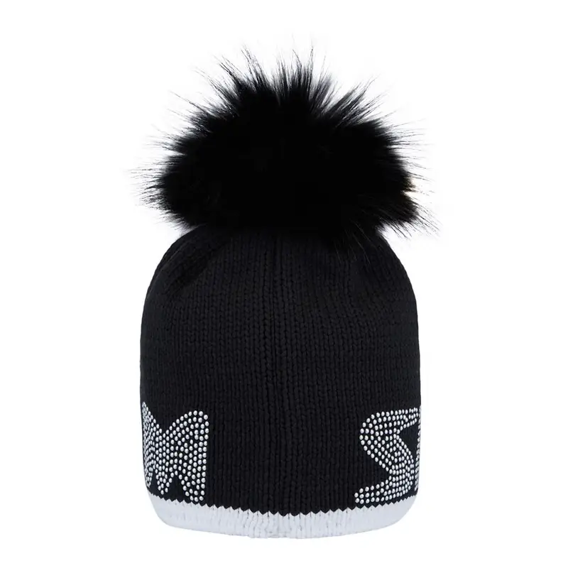 Almrosn Nero - Berretto invernale Donna TU