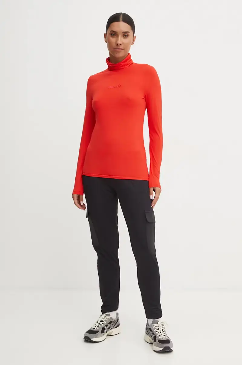 camicia a maniche lunghe Arancione miniatura 2