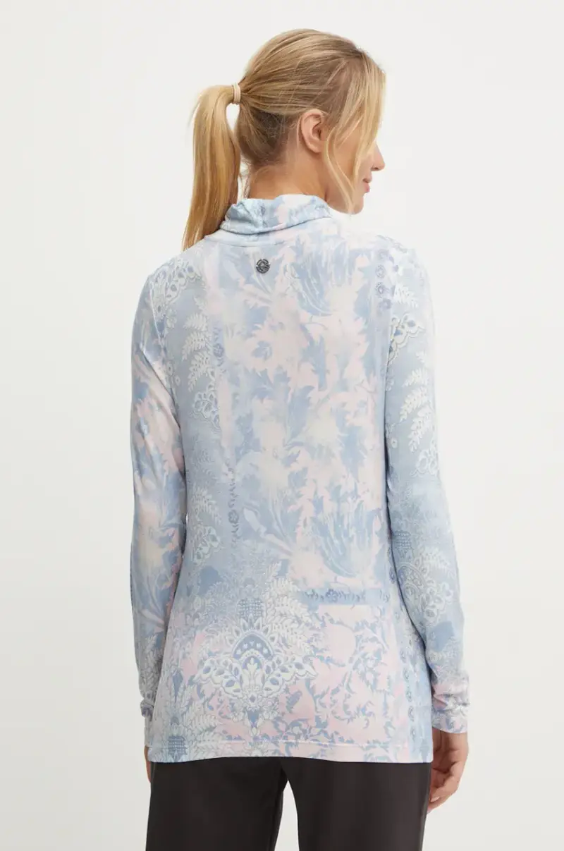 camicia a maniche lunghe Blu miniatura 3