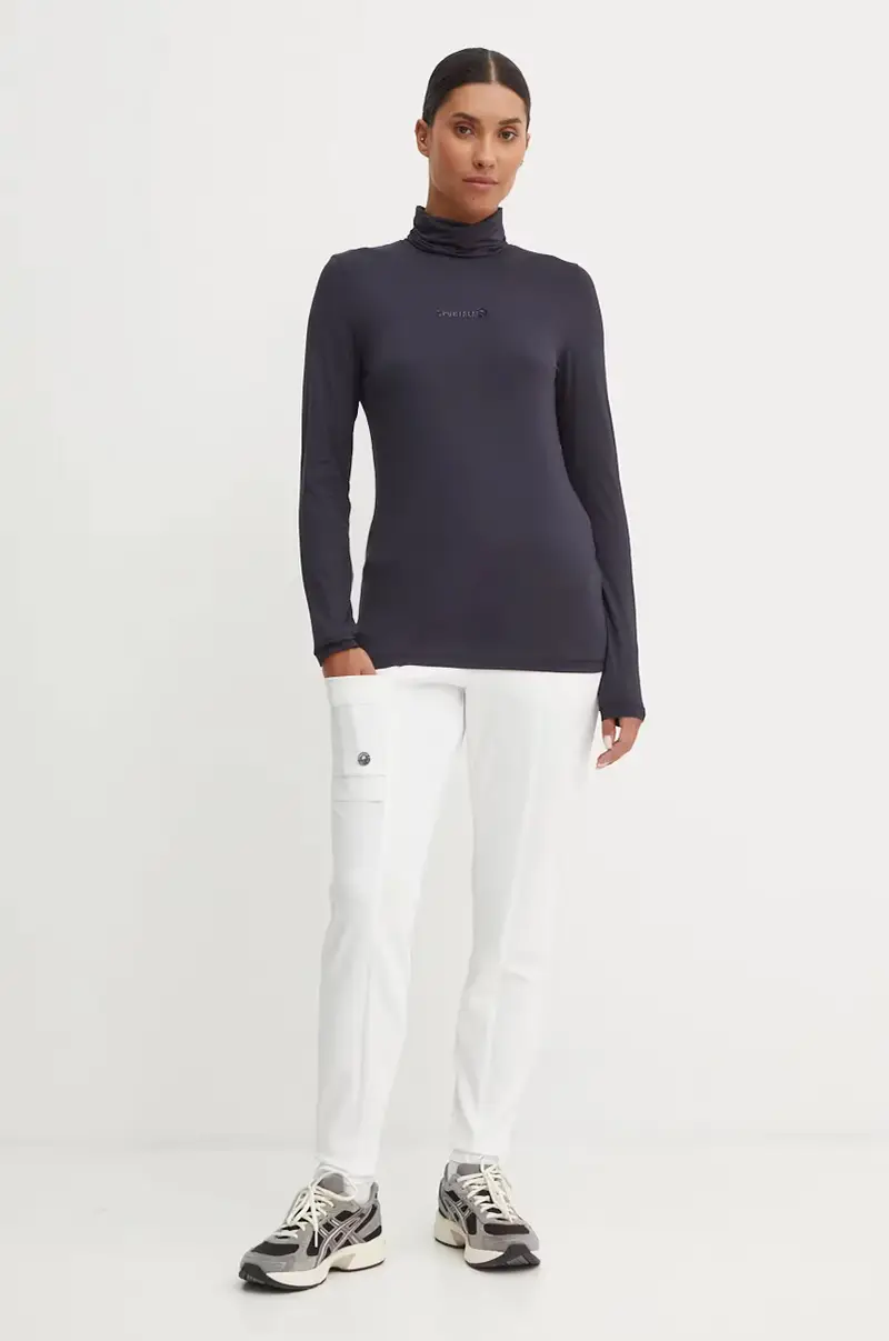 camicia a maniche lunghe Nero miniatura 2