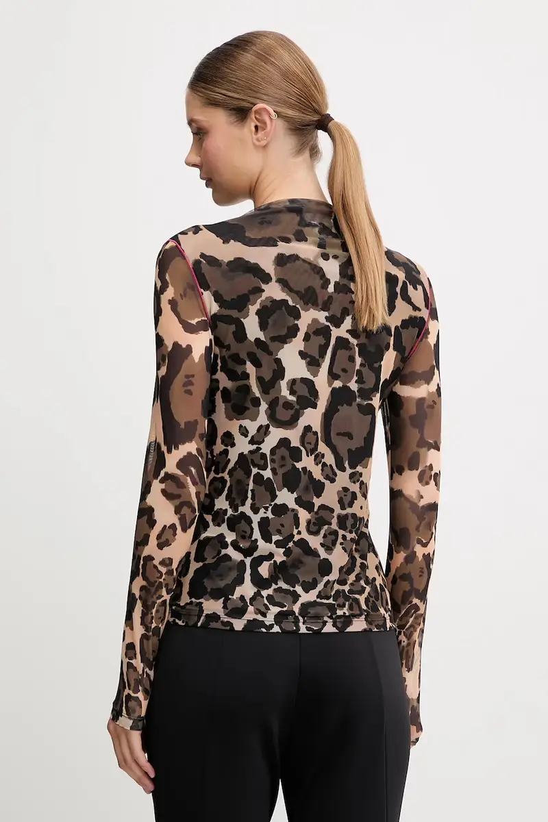 camicia a maniche lunghe Tamarin Marrone miniatura 3