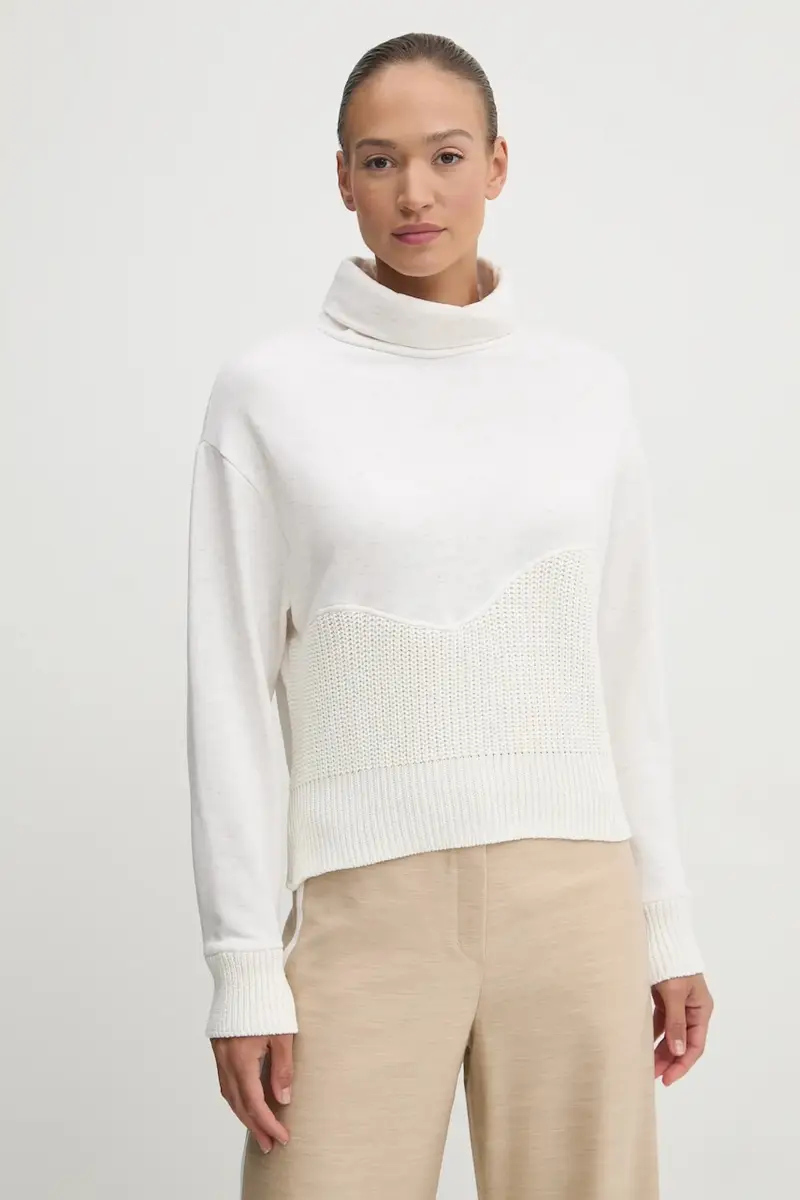 felpa donna colore beige 1814011750