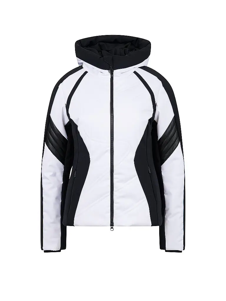 Giacca da sci da donna con ecopelle bianco | 40