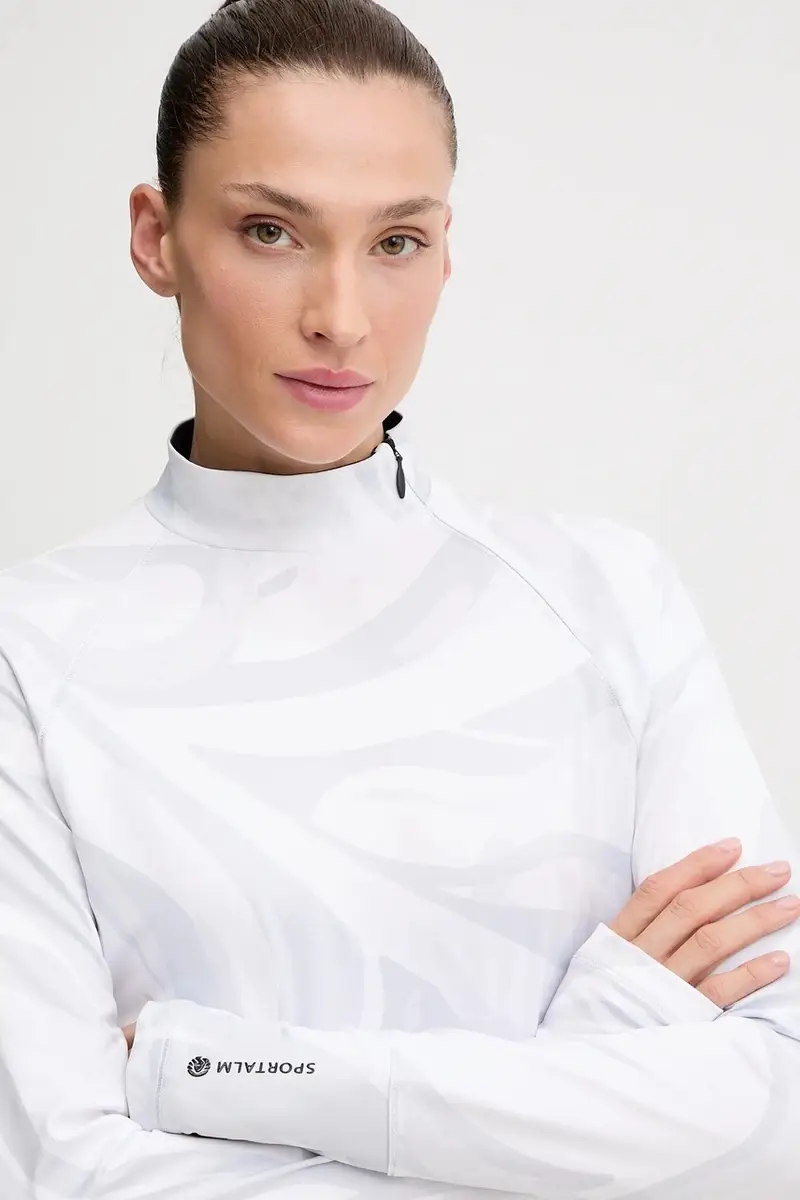 longsleeve funzionale Edinburgh colore bianco 300033 miniatura 4