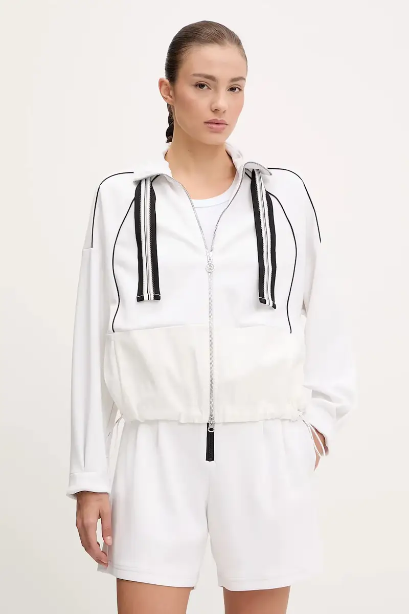 pantaloncini donna colore bianco con applicazione 650203 miniatura 4