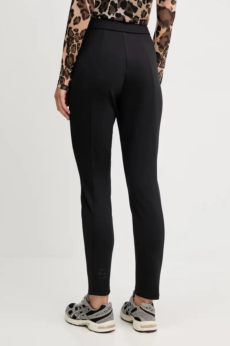 Sportalm Pantaloni Nero Donna in pelle miniatura 3