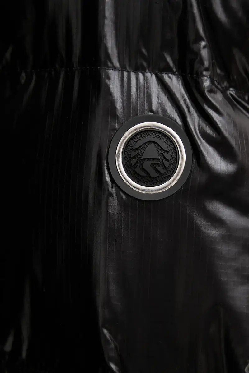 Sportalm Piumino lungo nero con finitura idrofobica miniatura 5