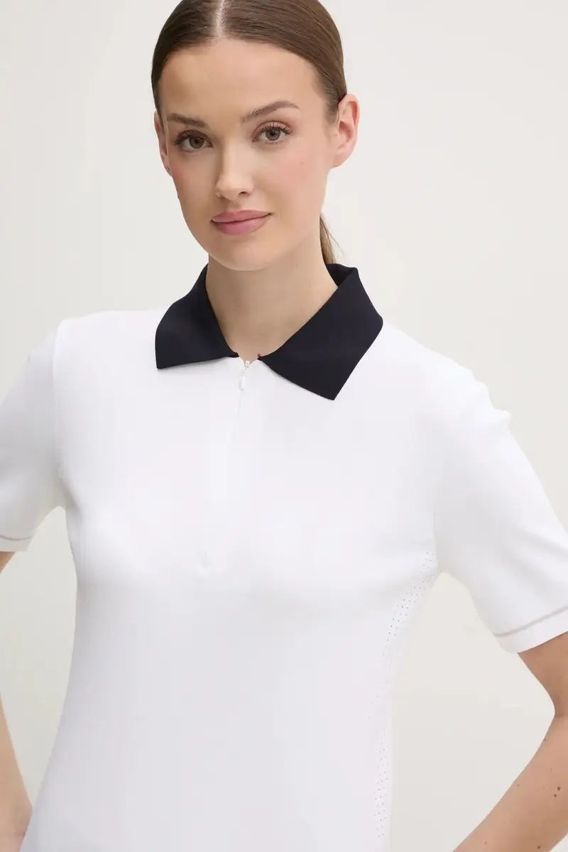 Sportalm Polo Donna Bianco 3301104 miniatura 4