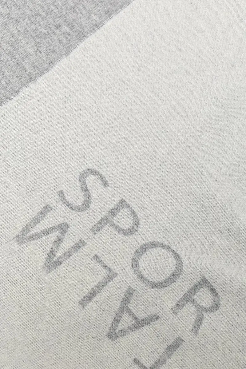 scialle con lana Yamala Beige miniatura 3