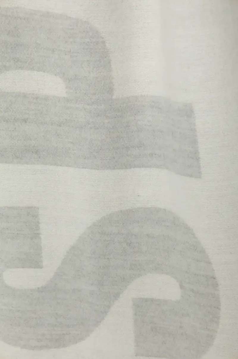 sciarpacon aggiunta di lana Grigio miniatura 2