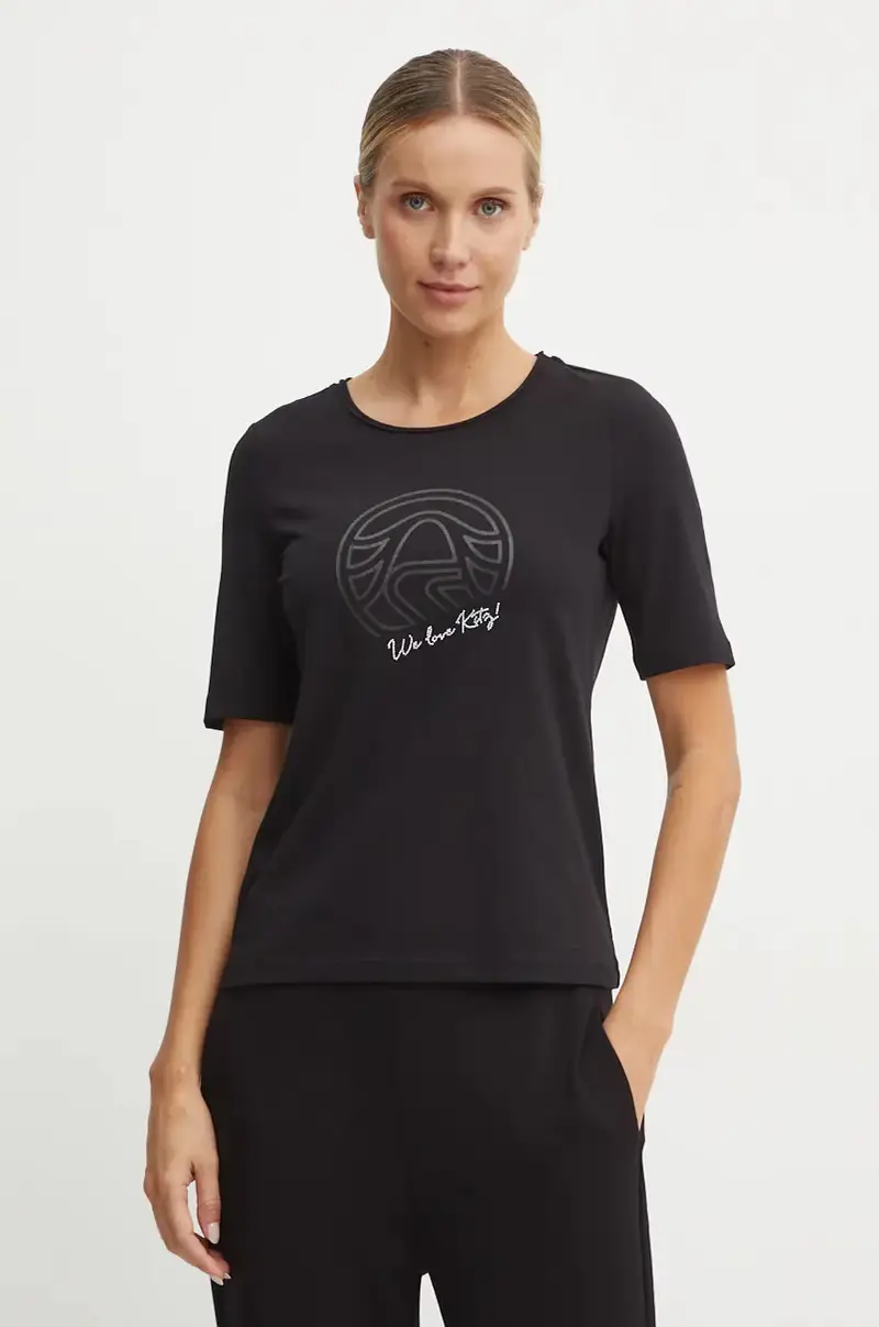 Sportalm T-shirt Nero 4157700 miniatura 2