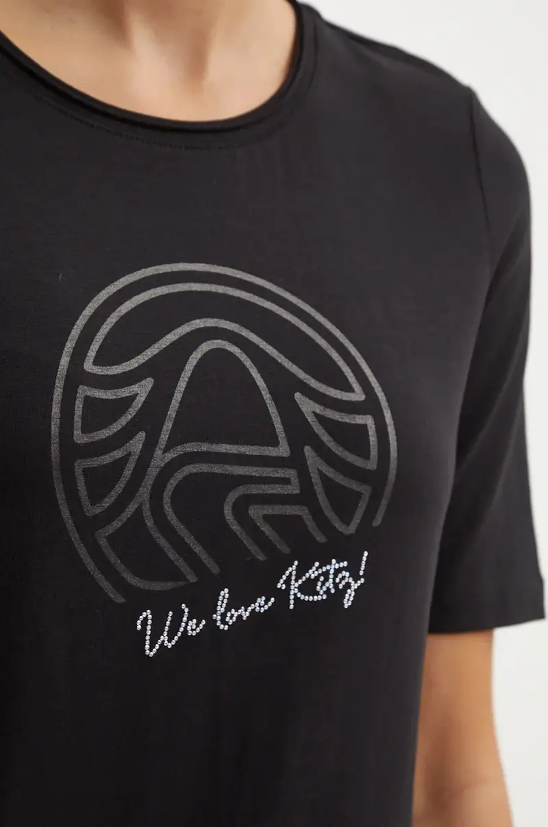 Sportalm T-shirt Nero 4157700 miniatura 4