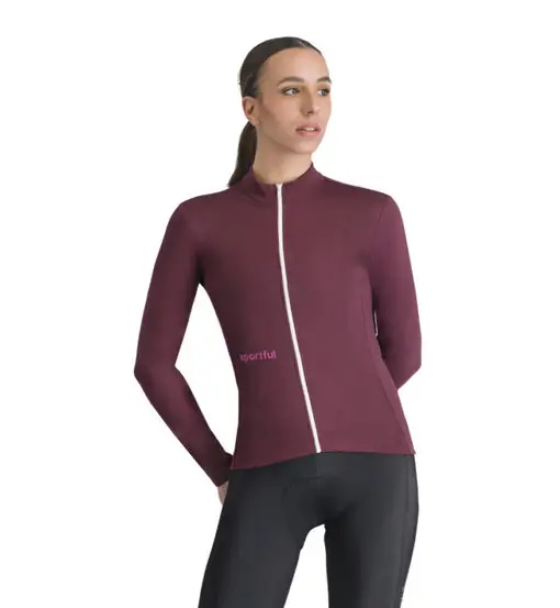 Classic W Thermal - maglia ciclismo maniche lunghe - donna Bordeaux