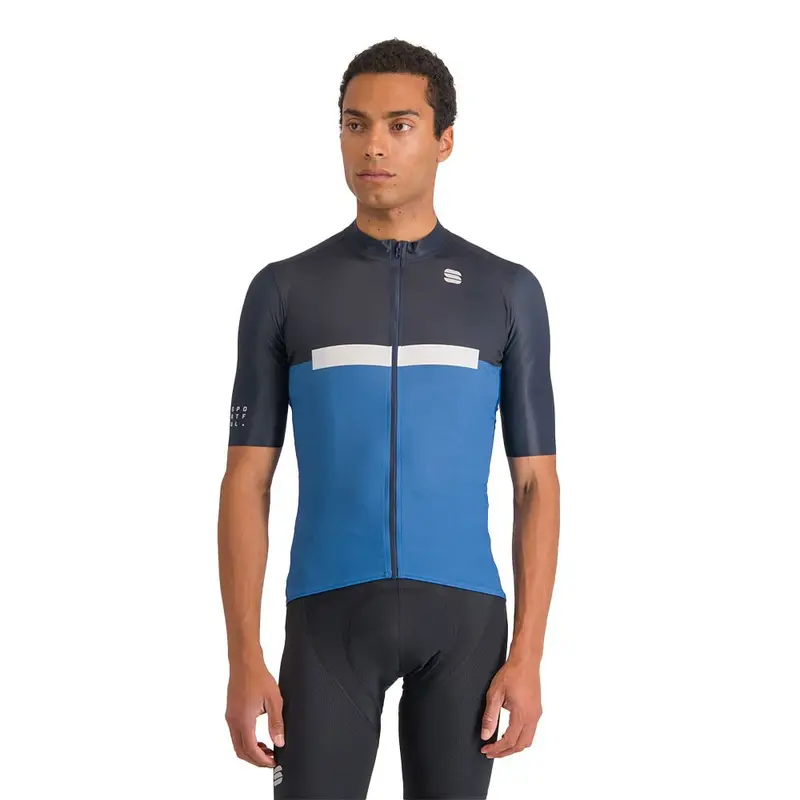 Maglia Ciclismo Pista Galaxy Blue Blue Jeans Uomo XL