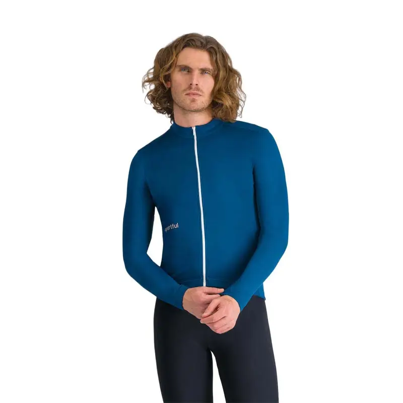 Maglia Ciclismo Thermal Teal Blu Uomo M
