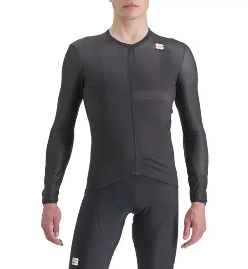 Matchy - maglia ciclismo a maniche lunghe - uomo Black