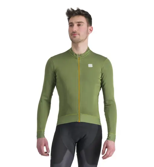 Monocrom Thermal - maglia ciclismo manica lunga - uomo Green