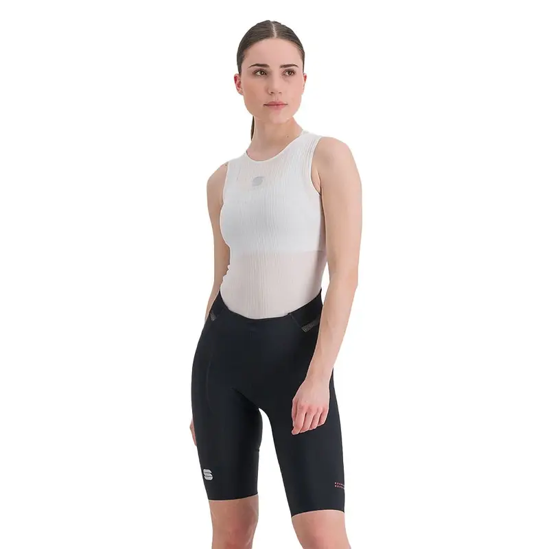 Pantaloncini Ciclismo Classic Nero Pompelmo Donna S
