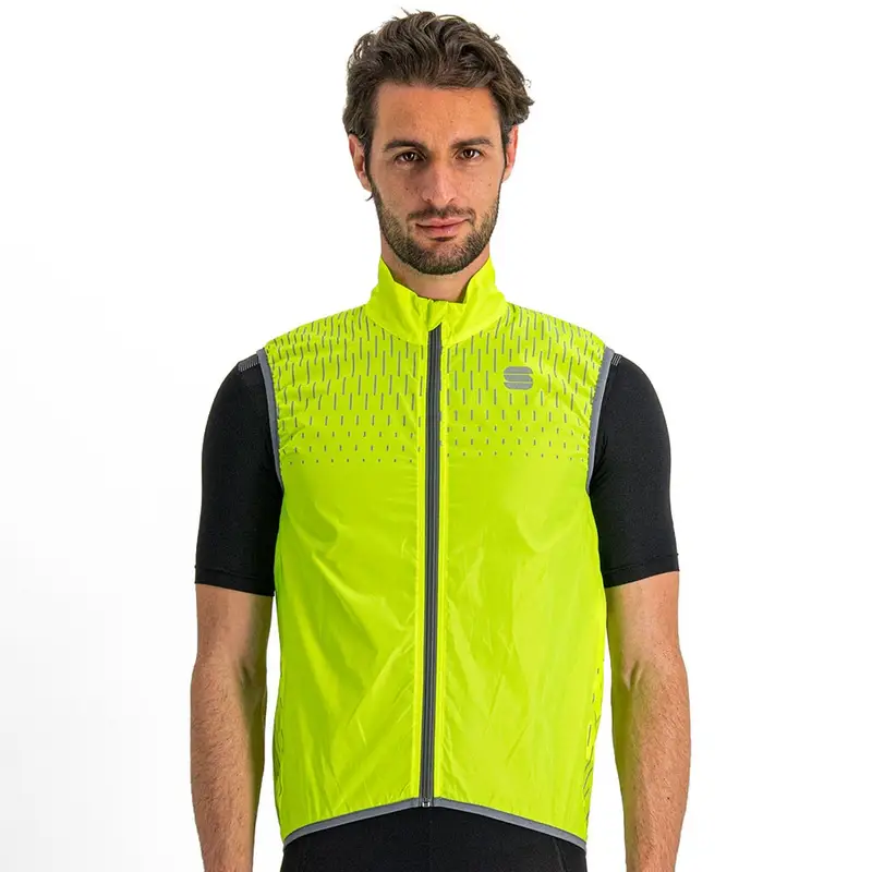 Reflex Giallo Fluo - Gilet Ciclismo Uomo XXL