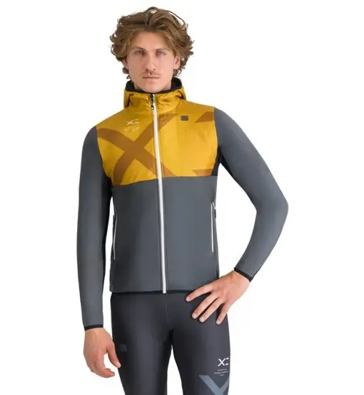 Rythmo - giacca sci da fondo - uomo Grey