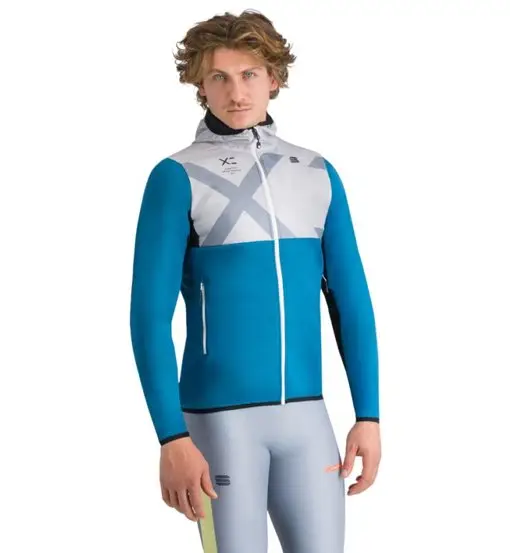 Rythmo - giacca sci da fondo - uomo Light Blue