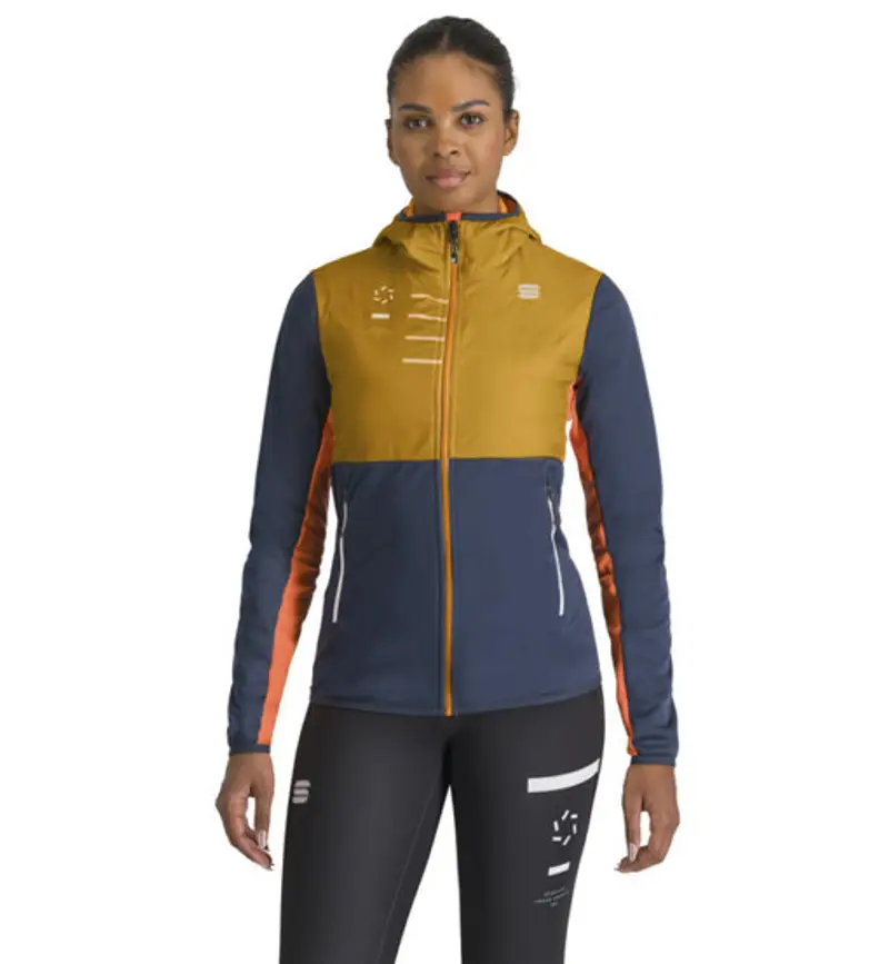 Rythmo Jacket W - giacca sci da fondo - donna Blue