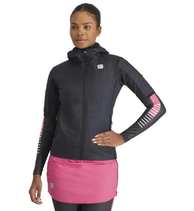 Rythmo Puffy W - giacca sci da fondo - donna Black