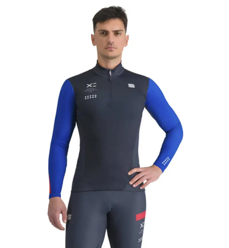 Squadra - maglia manica lunga - uomo Blue