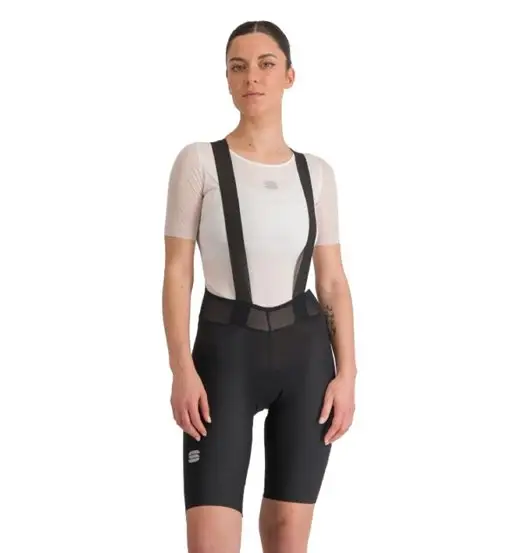SRK W - pantaloncini ciclismo - donna Black