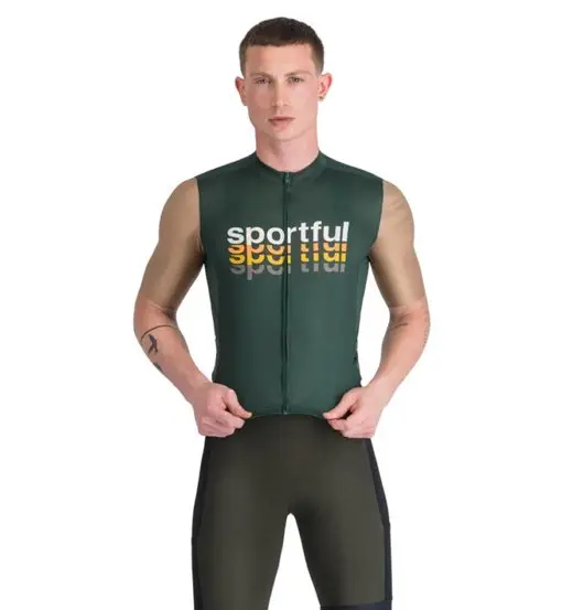 Supergiara 2 Logo - maglia ciclismo - uomo Green