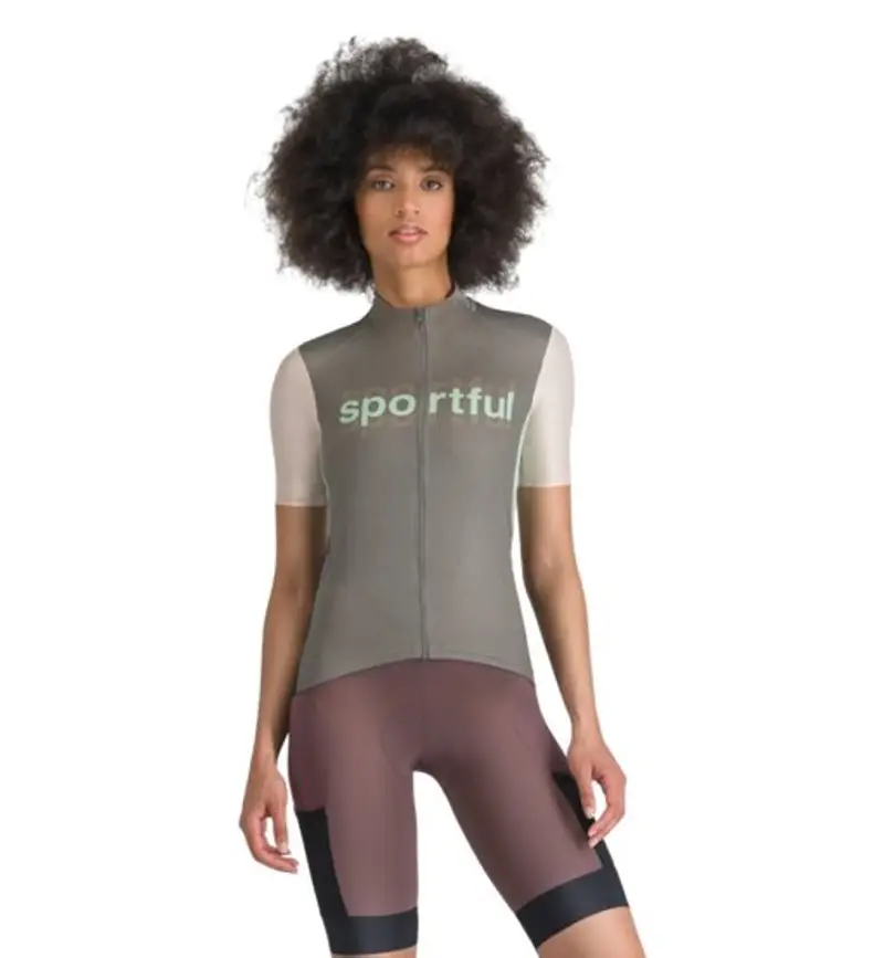 Supergiara Logo W - maglia ciclismo - donna Dark Green