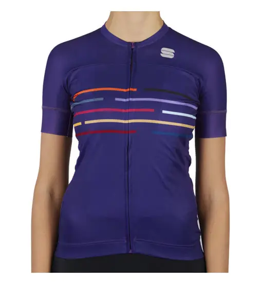 Vélodrome - maglia ciclismo - donna Purple