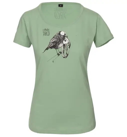 Climbing in Arco W - T-shirt - donna Green
