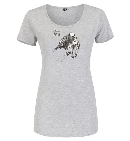 Climbing in Arco W - T-shirt - donna Grey