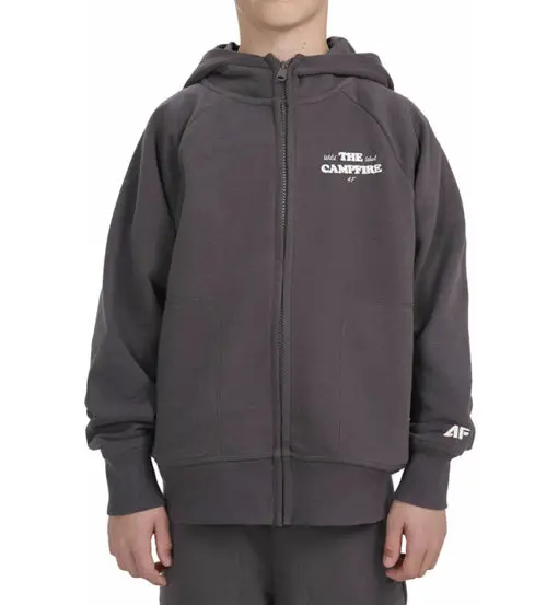 Felpa con cappuccio Jr - bambino Grey