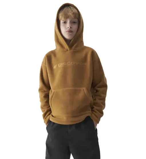 M213 Jr - felpa in pile - bambino Light Brown