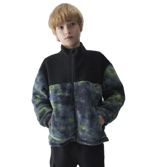 M246 Jr - felpa in pile - bambino Black