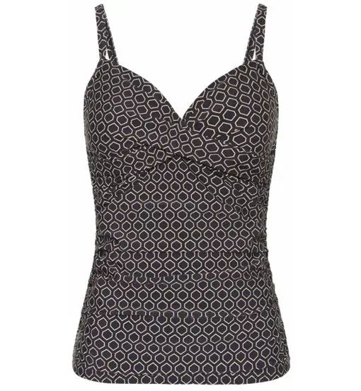 Tankini W - reggiseno costume intero - donna Black