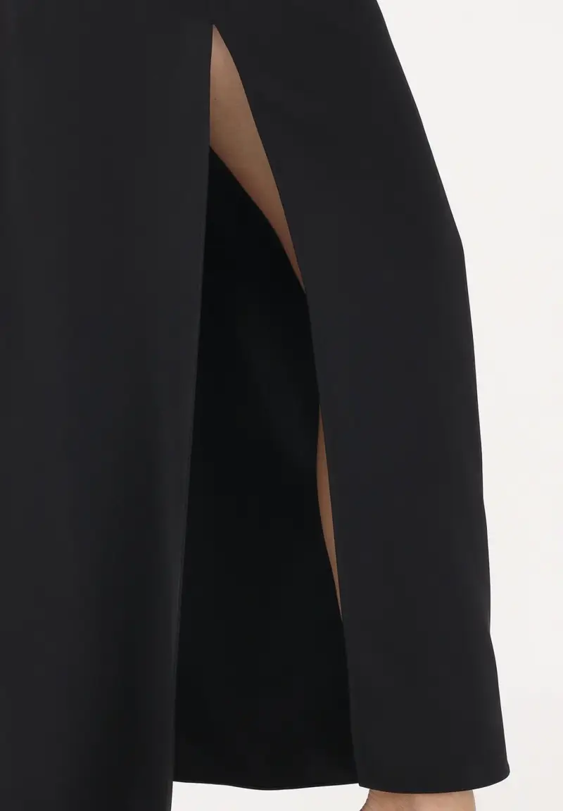 Abito lungo SPSDOLMEN nero da donna miniatura 3