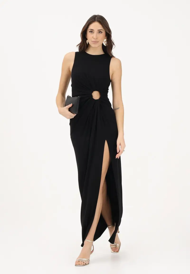 Abito lungo SPXSALETTA nero da donna miniatura 2