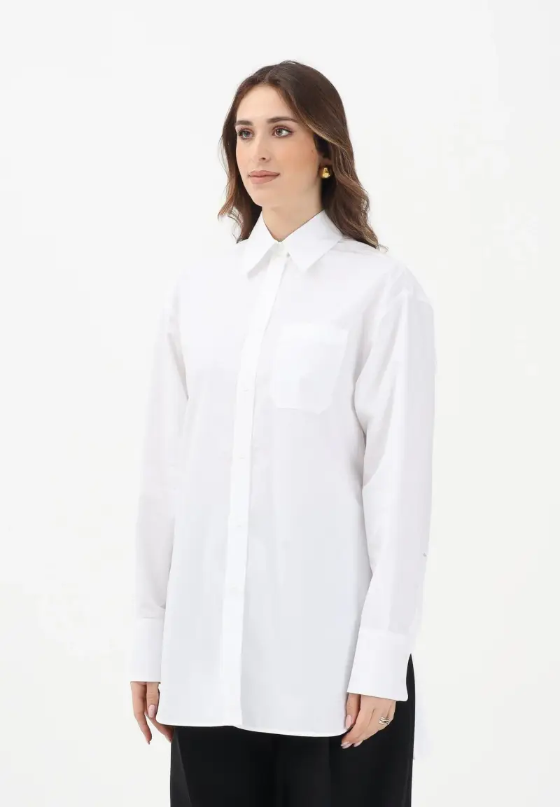 Camicia over SPXNESPOLA bianca da donna